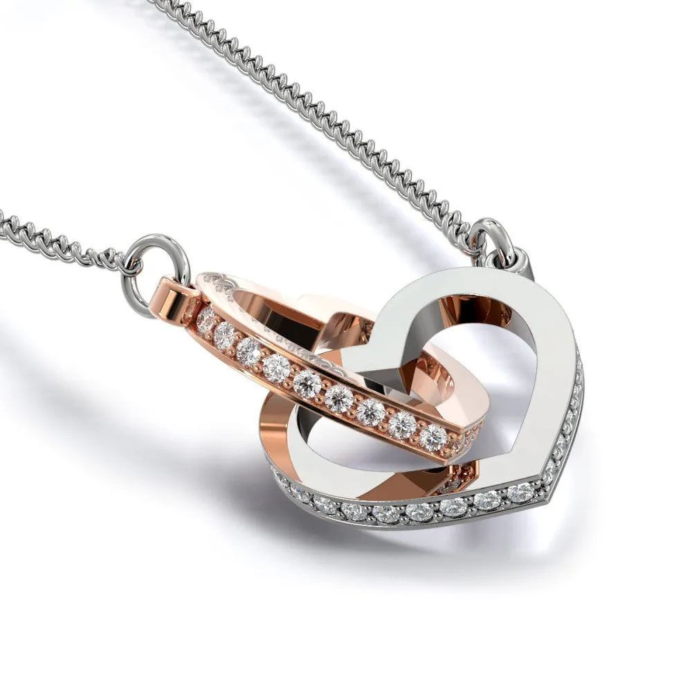 I’ll Hold You In My Heart Interlocking Heart Necklace