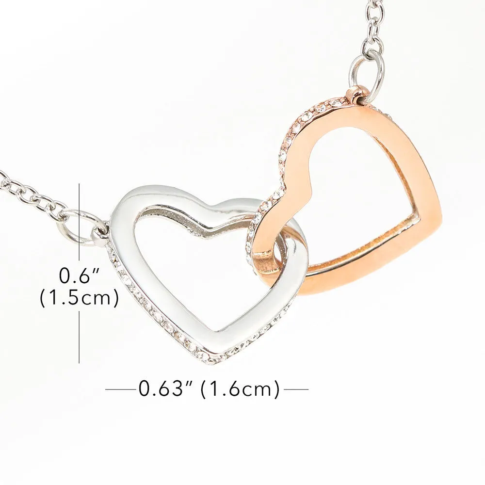 I’ll Hold You In My Heart Interlocking Heart Necklace
