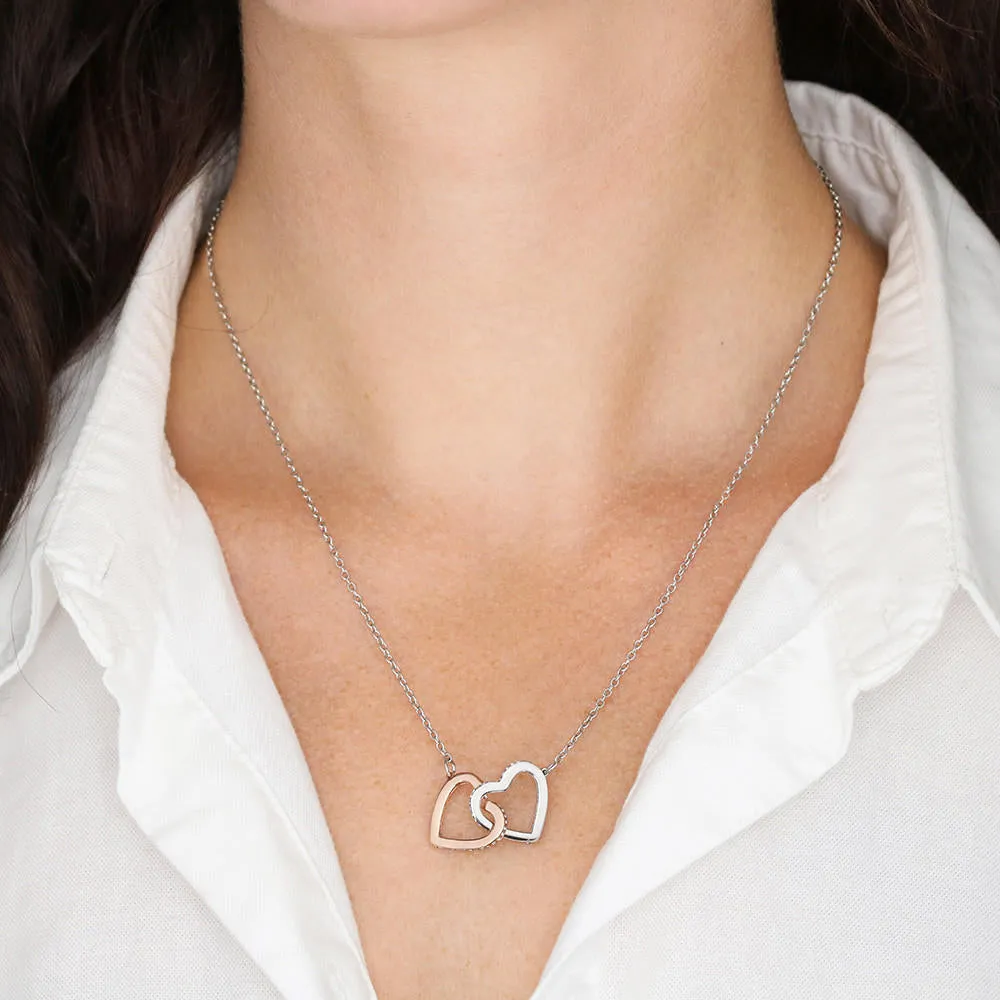 I’ll Hold You In My Heart Interlocking Heart Necklace
