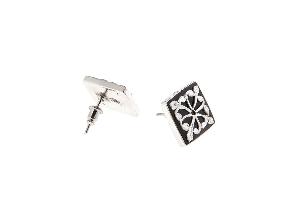 Isabella Jet Stone Studs