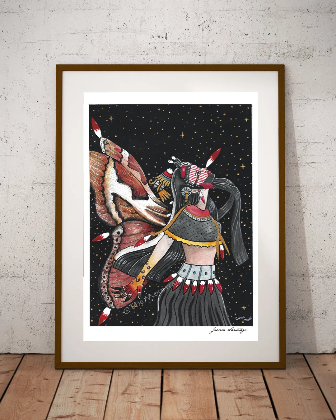 Itzpapalotl Goddess Art Print