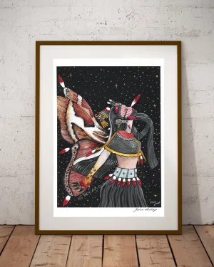 Itzpapalotl Goddess Art Print