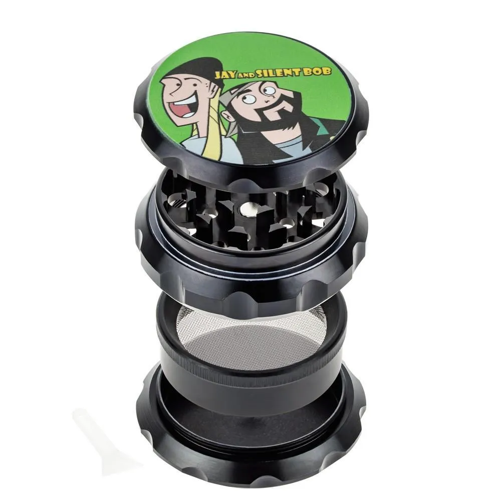 Jay & Silent Bob Aluminum Herb 63mm Grinder - (1 Count)