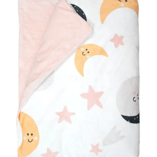 Jelly Bean Kids ADURA  Weighted Blanket - PINK & CHAMBRAY