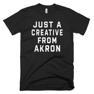 JUST A CREATIVE FROM AKRON | BLACK & WHITE T-Shirt
