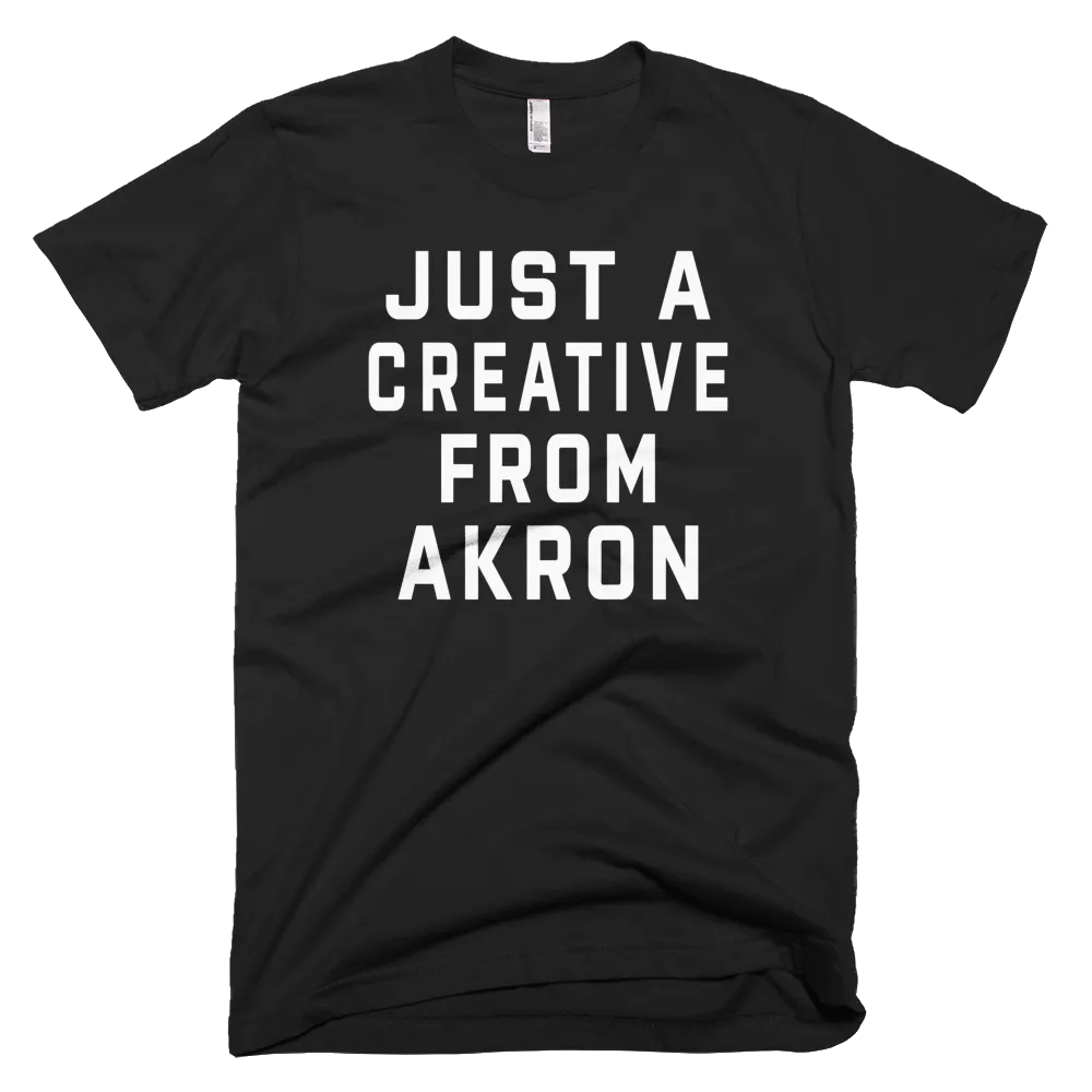 JUST A CREATIVE FROM AKRON | BLACK & WHITE T-Shirt