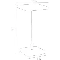 Kaela Square Accent Table