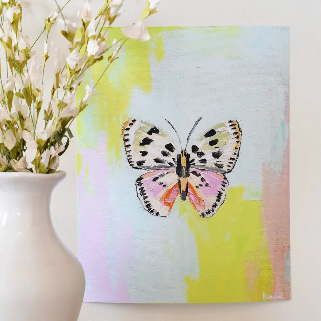 Kendall Kirk Art Print Bright Butterfly