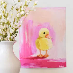 Kendall Kirk Art Print Delightful Duckling