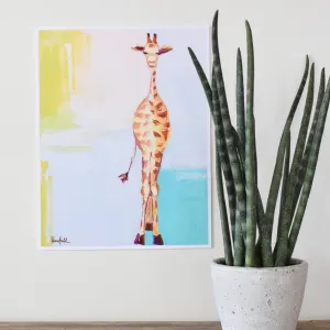 Kendall Kirk Art Print Joyful Giraffe