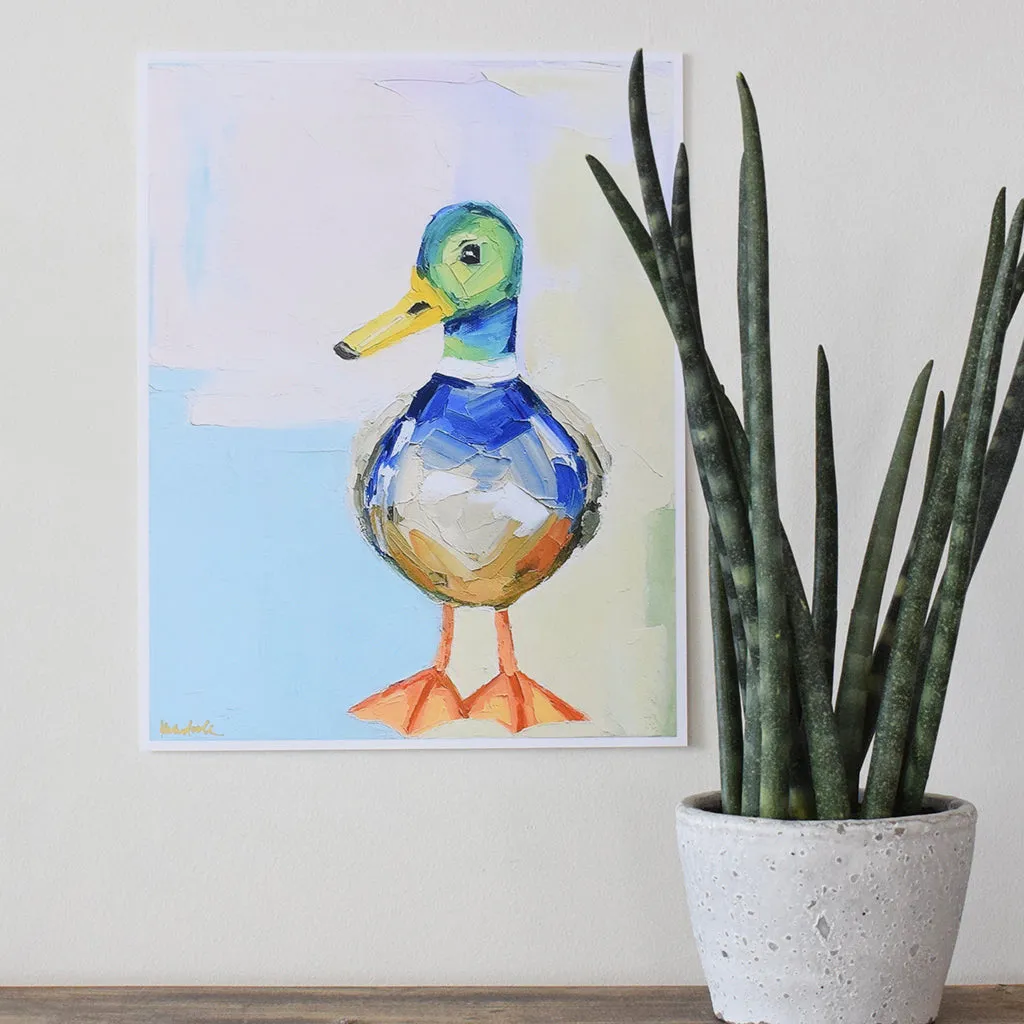 Kendall Kirk Art Print Mallard Duck