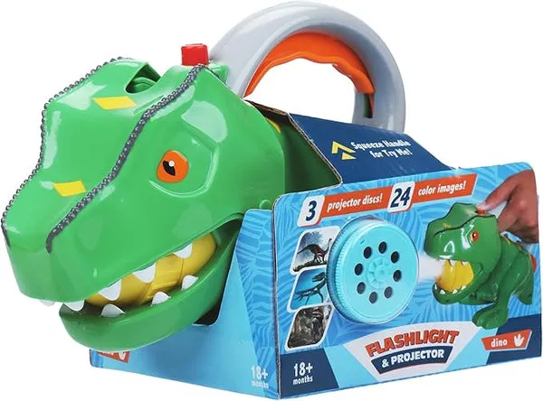 Kid Galaxy Flashlight & Projector - Dino