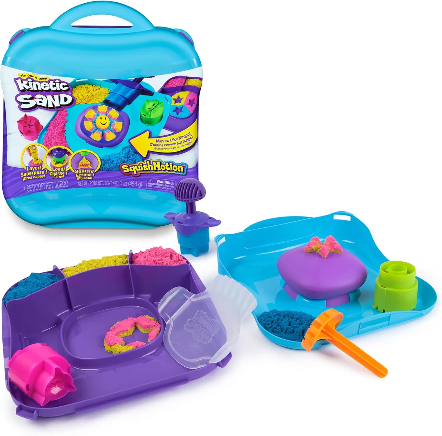 Kinetic Sand Squish Motion