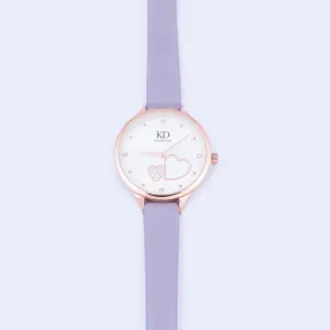 Knight and Day Synchronised Hearts Grey Watch Q451WLA
