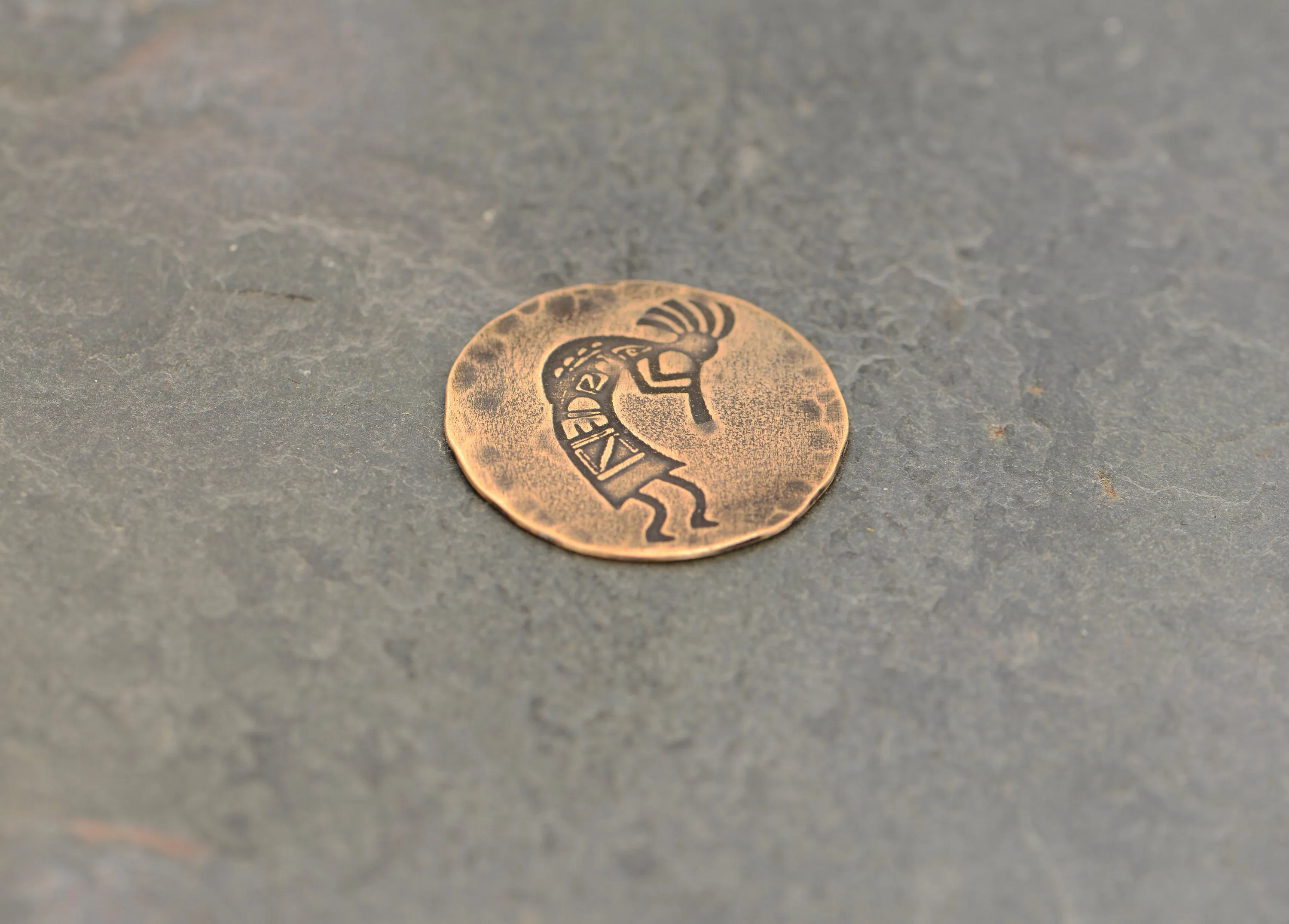 Kokopelli Bronze Golf Ball Marker