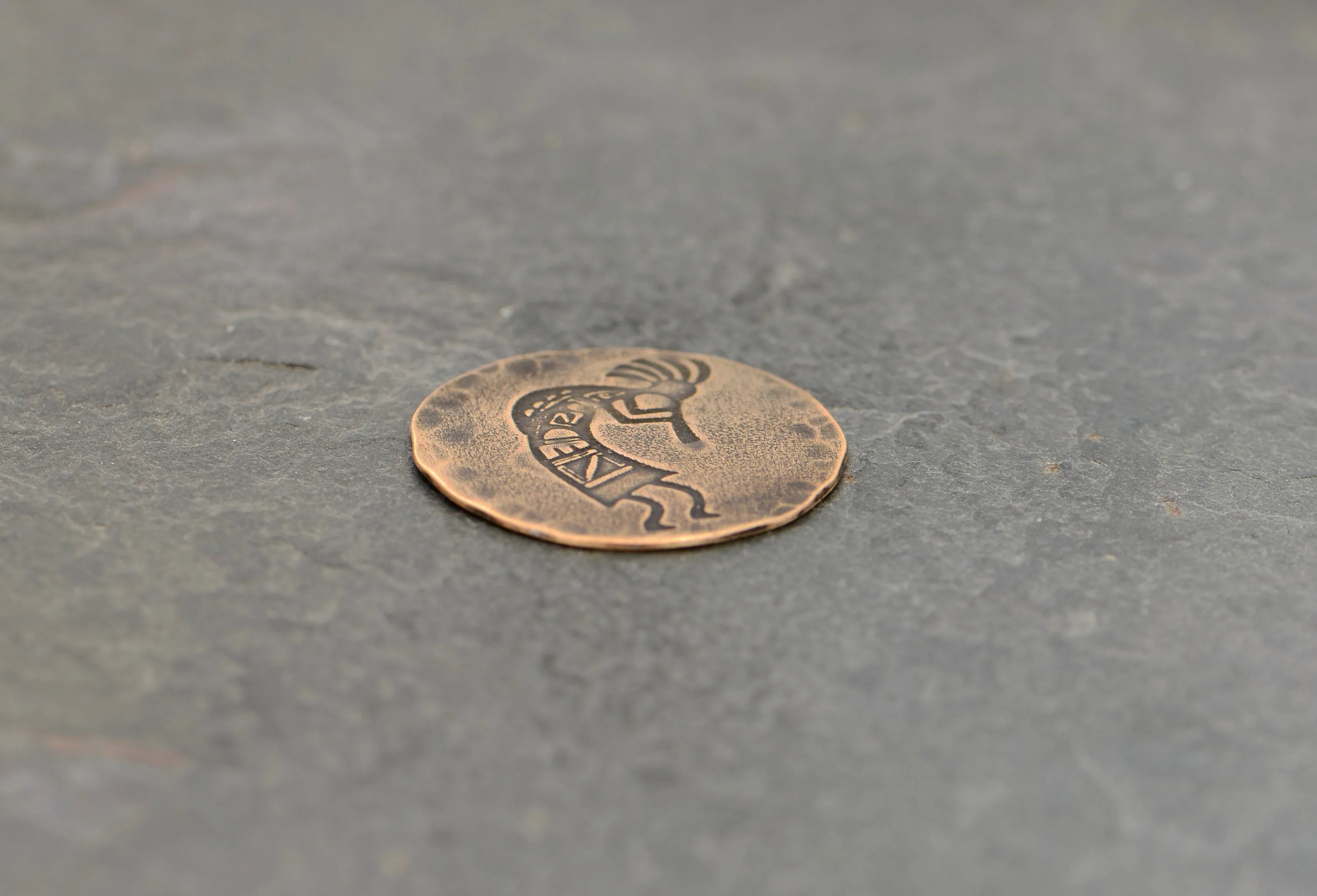 Kokopelli Bronze Golf Ball Marker