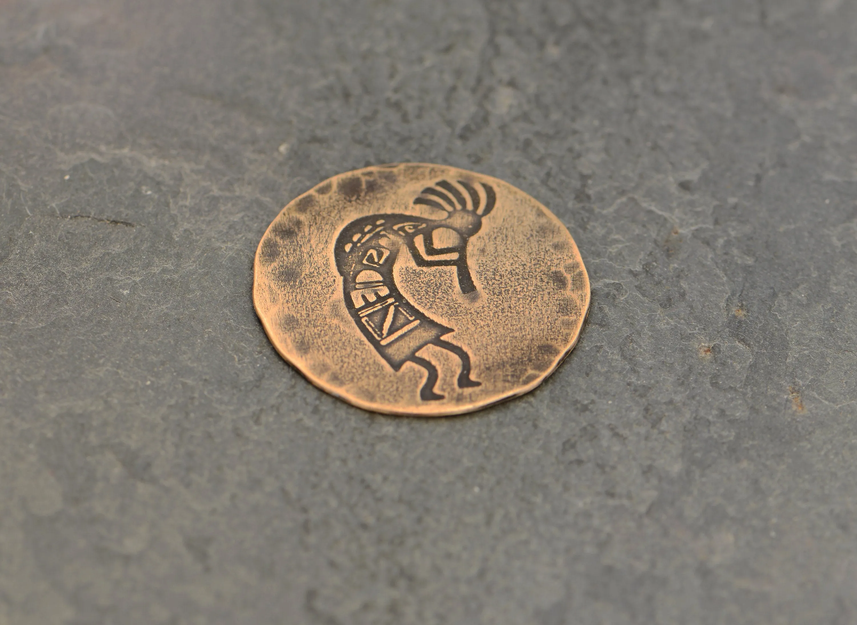 Kokopelli Bronze Golf Ball Marker