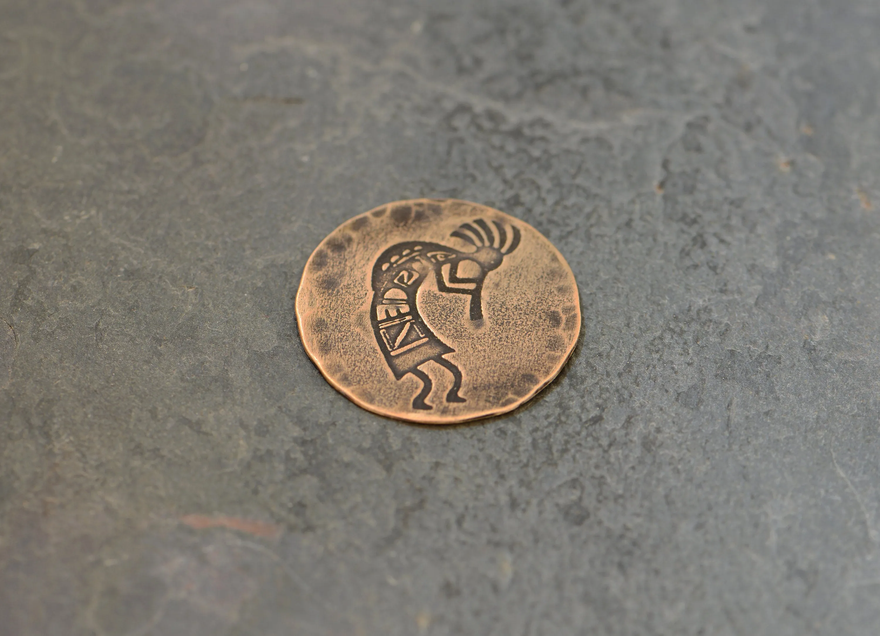 Kokopelli Bronze Golf Ball Marker