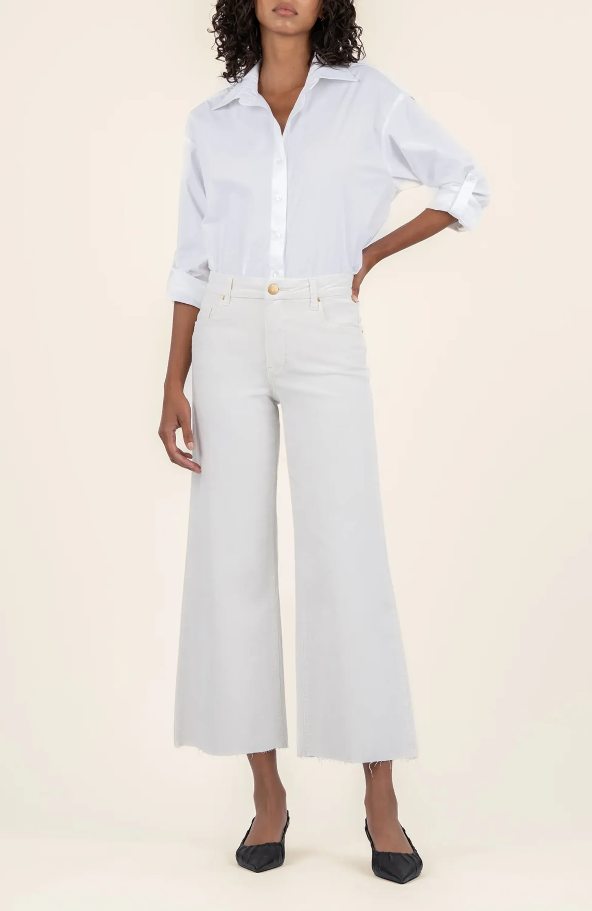 Kut From The Kloth - Meg High Rise Velvet Wide Leg