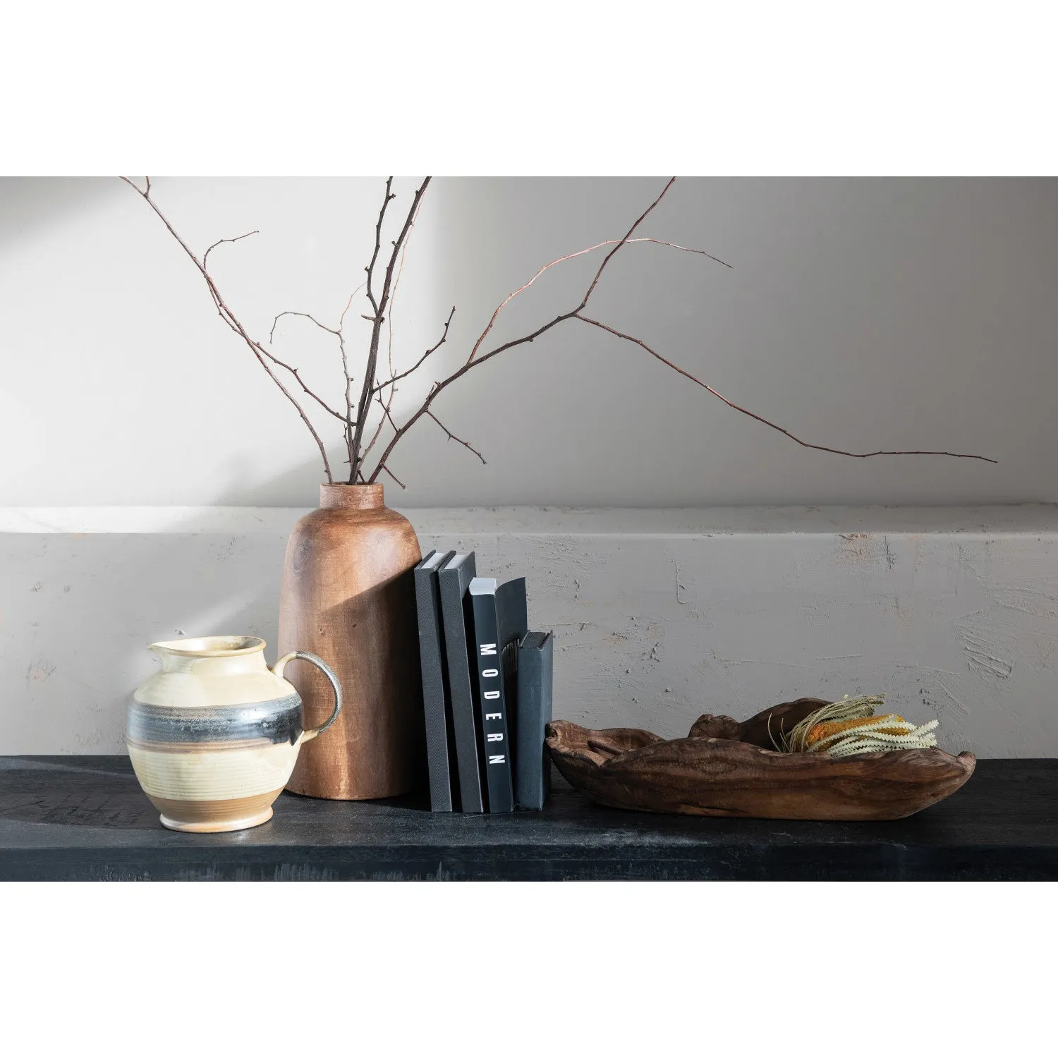 Large Paulownia Wood Vase