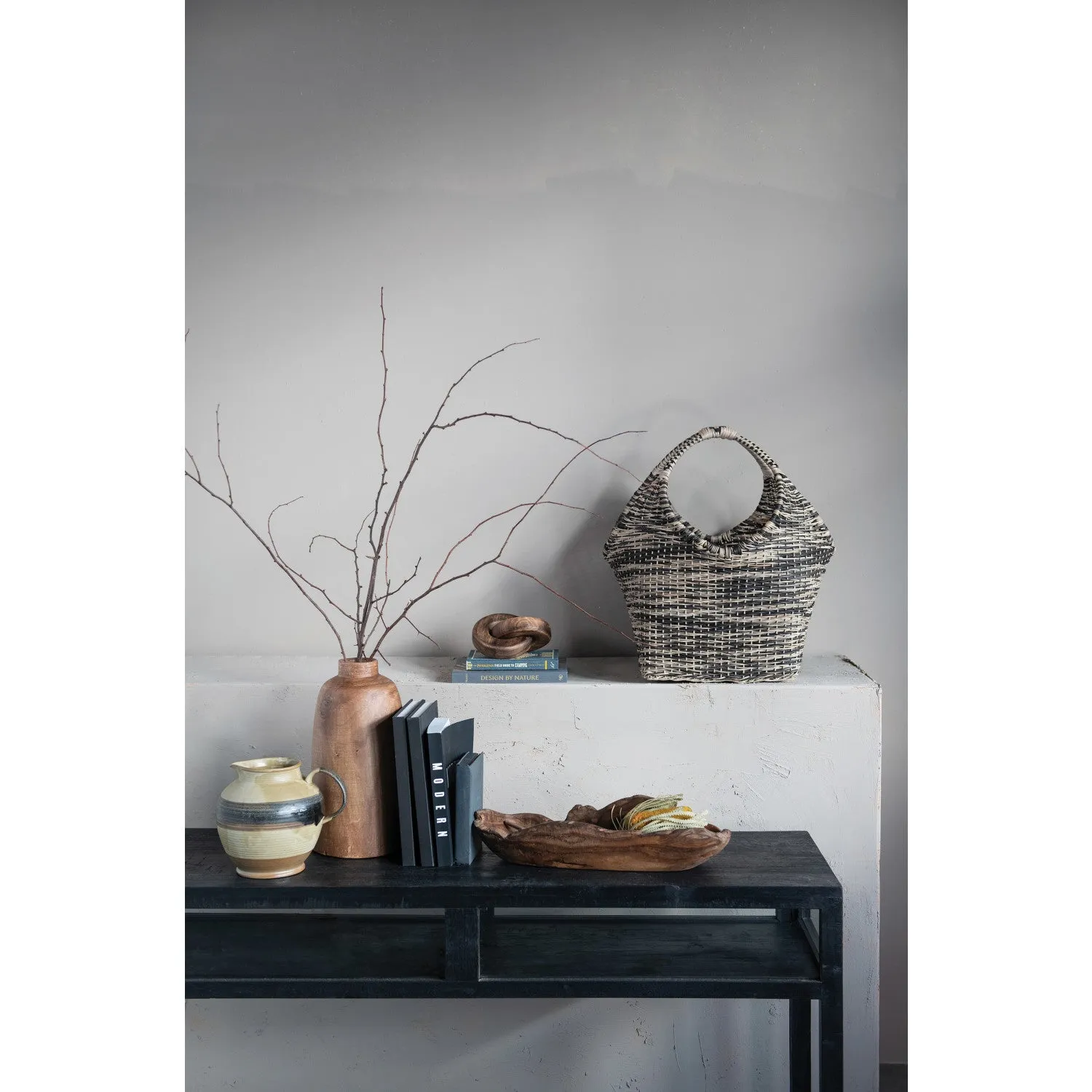 Large Paulownia Wood Vase