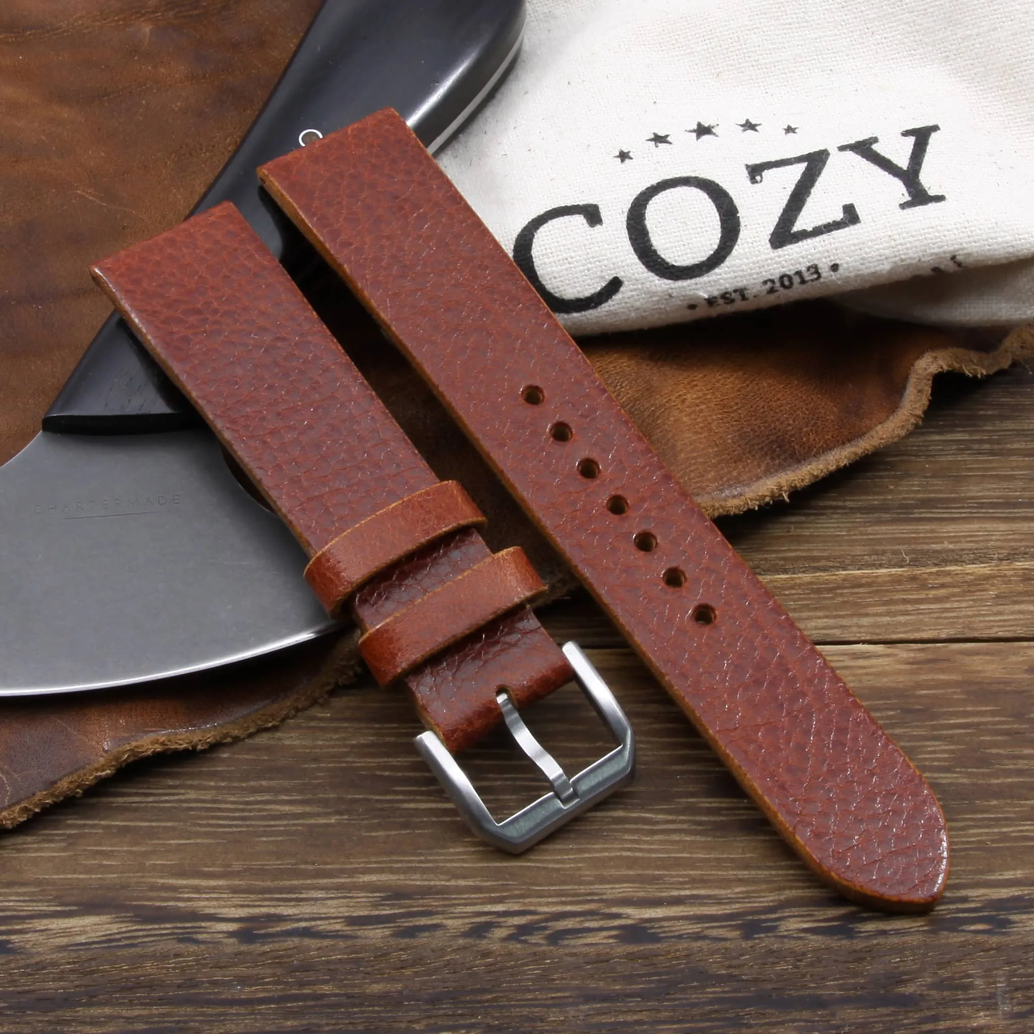 Leather Watch Strap, Maremma 503 | Stitch-less