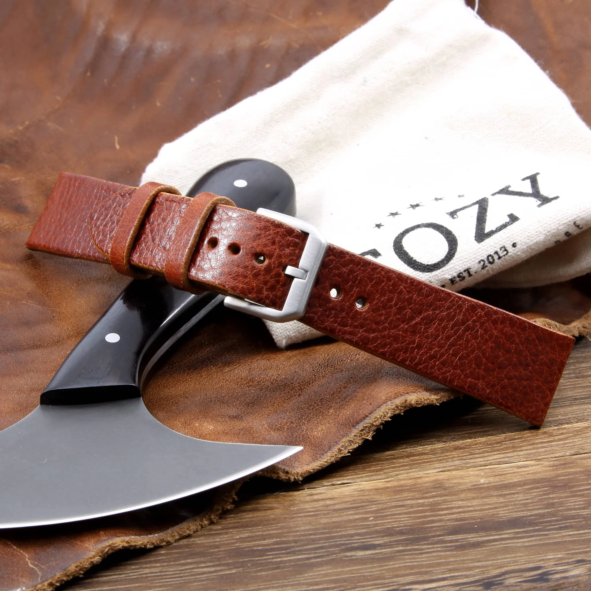 Leather Watch Strap, Maremma 503 | Stitch-less