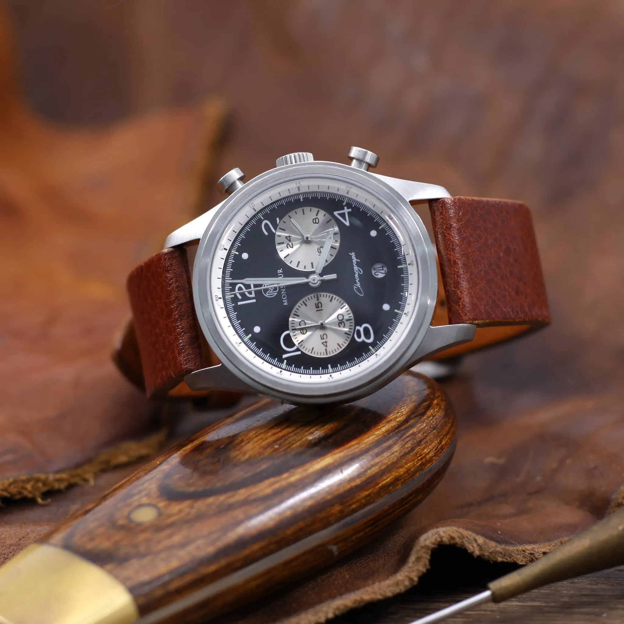 Leather Watch Strap, Maremma 503 | Stitch-less