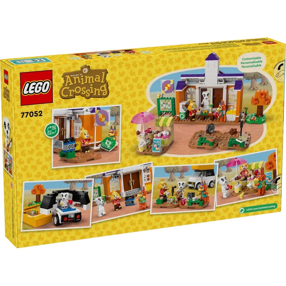 LEGO Animal Crossing -  Concertul lui K.K. la Plaza LEGO 77052, 550 piese