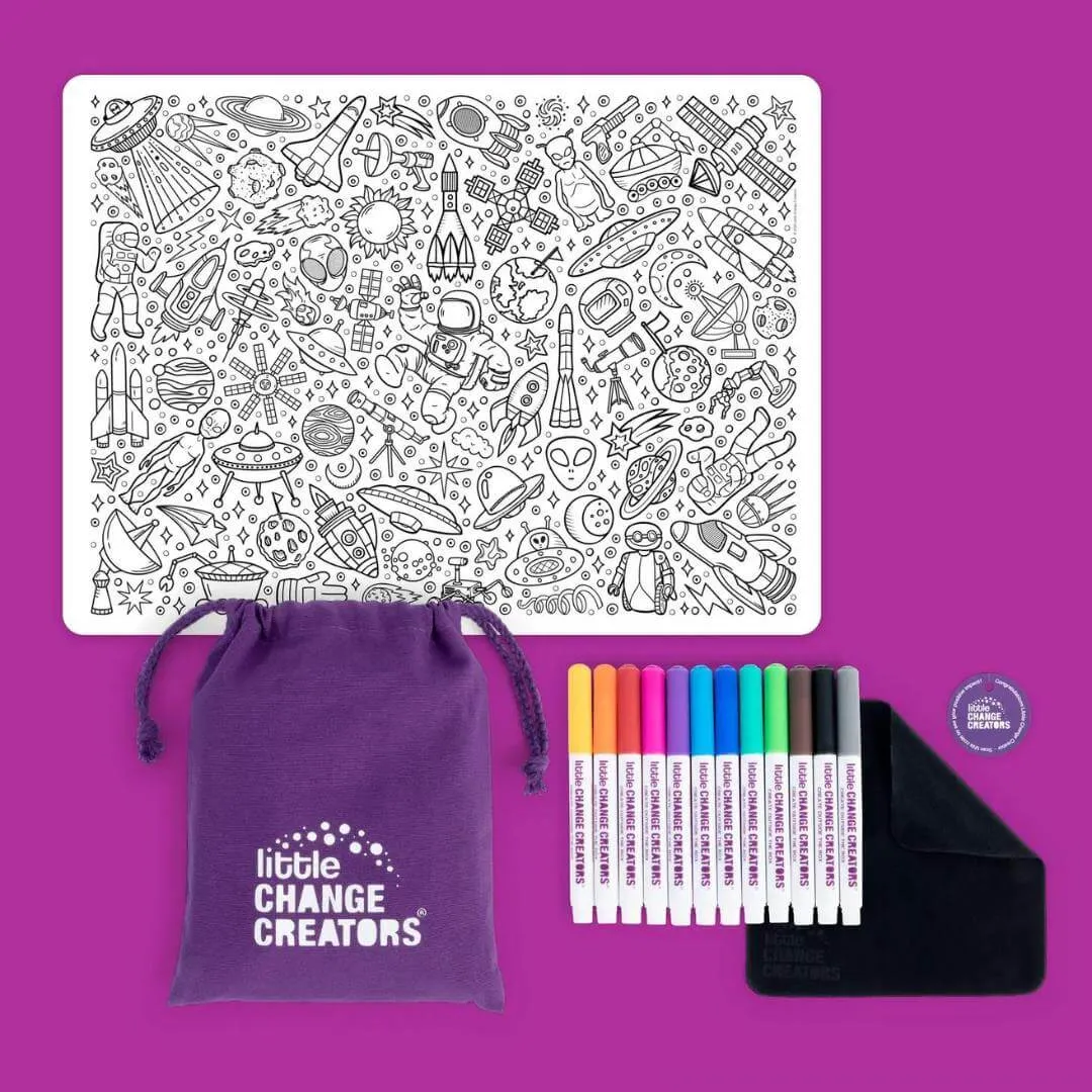 Little Change Creators Outer Space Colouring Set