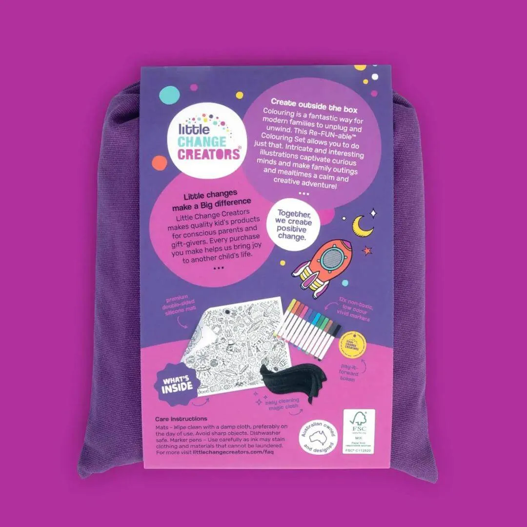 Little Change Creators Outer Space Colouring Set