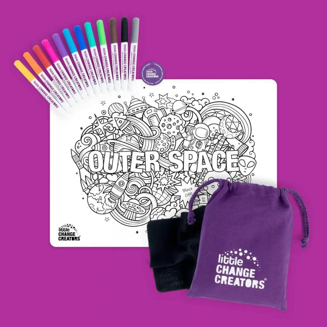 Little Change Creators Outer Space Colouring Set