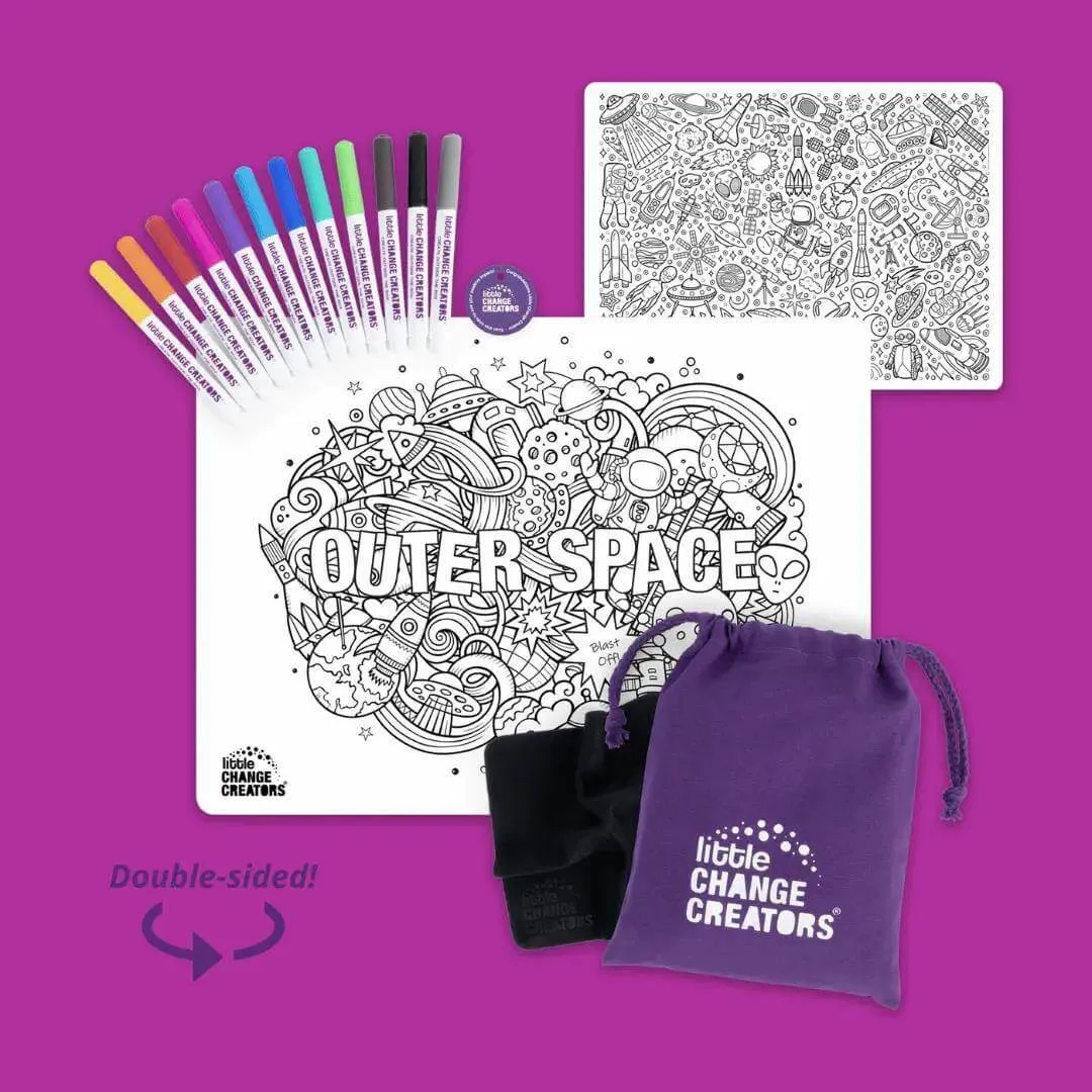 Little Change Creators Outer Space Colouring Set