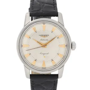 Longines Conquest Automatic Cal. 19 AS Vintage c. 1957 Steel 35 mm
