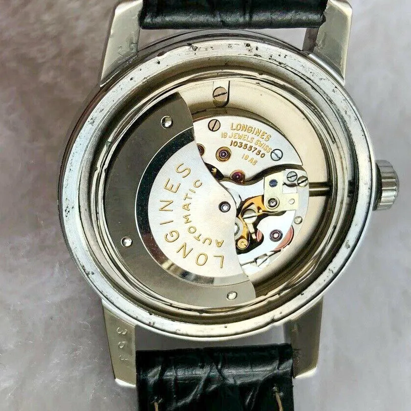 Longines Conquest Automatic Cal. 19 AS Vintage c. 1957 Steel 35 mm
