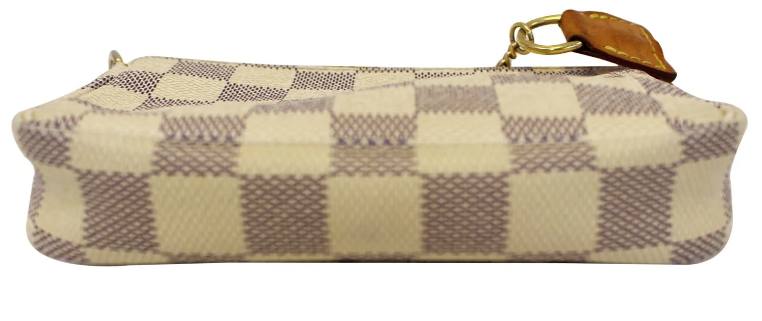 LOUIS VUITTON Damier Azur Mini Pochette Accessoires Pouch