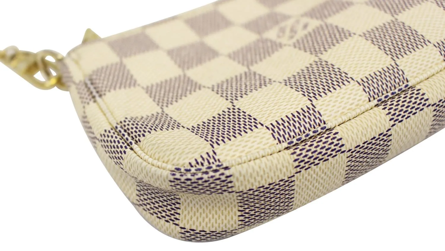LOUIS VUITTON Damier Azur Mini Pochette Accessoires Pouch