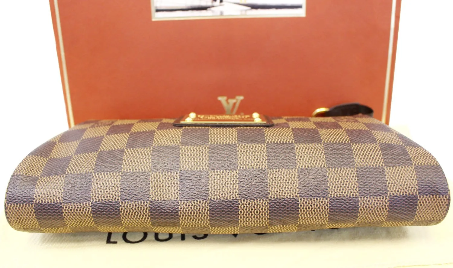 LOUIS VUITTON Damier Ebene Eva Accessories Pouch Crossbody Bag