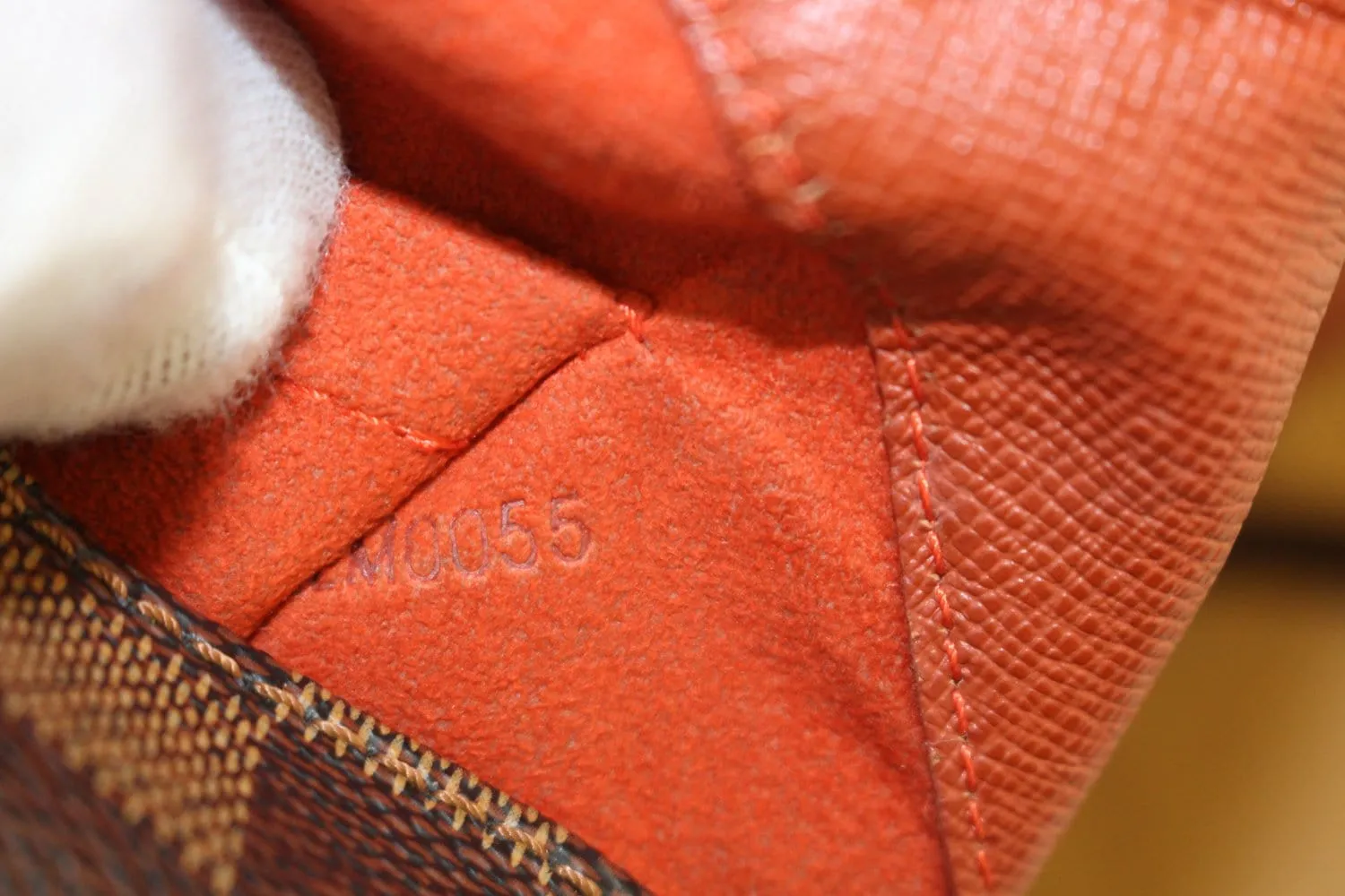 LOUIS VUITTON Damier Ebene Musette Tango Long Strap Crossbody Bag