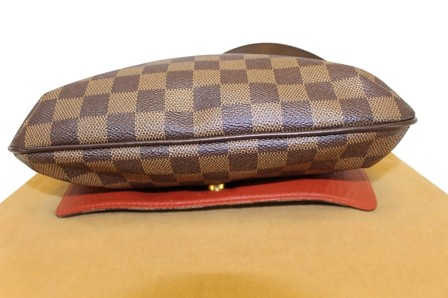 LOUIS VUITTON Damier Ebene Musette Tango Long Strap Crossbody Bag