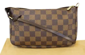 LOUIS VUITTON Damier Ebene Pochette Accessoires Pouch