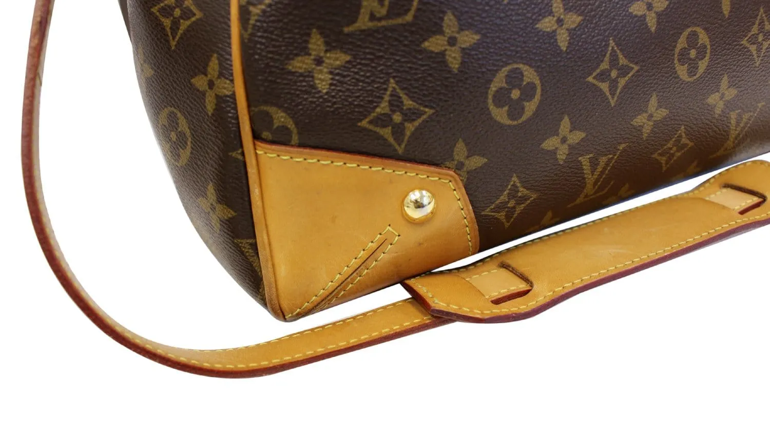 LOUIS VUITTON Monogram Canvas Retiro PM Brown Shoulder Bag