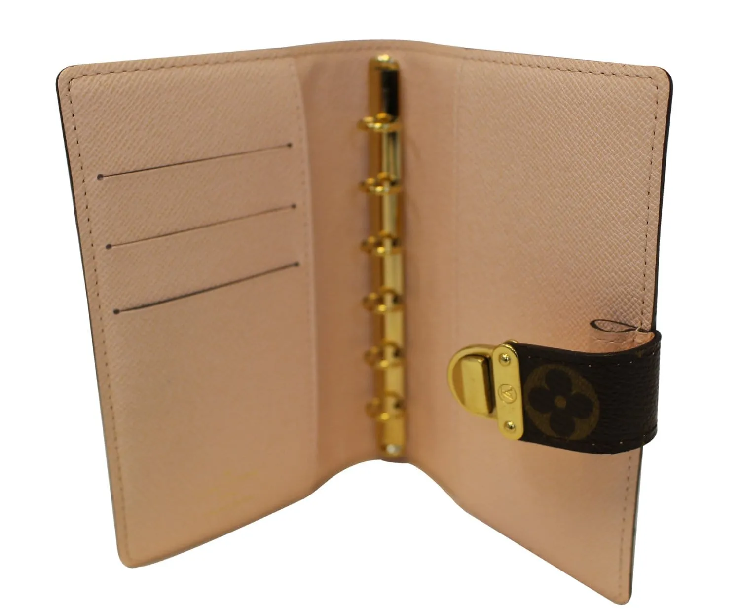 LOUIS VUITTON Monogram Canvas Rose Koala Small Ring Agenda TT1711