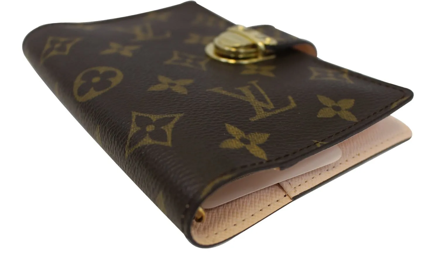 LOUIS VUITTON Monogram Canvas Rose Koala Small Ring Agenda TT1711