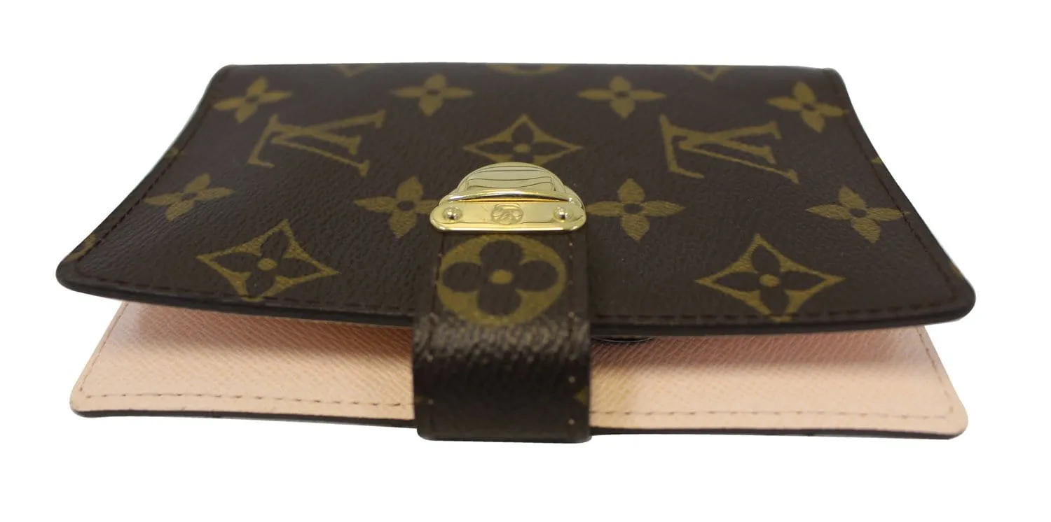 LOUIS VUITTON Monogram Canvas Rose Koala Small Ring Agenda TT1711