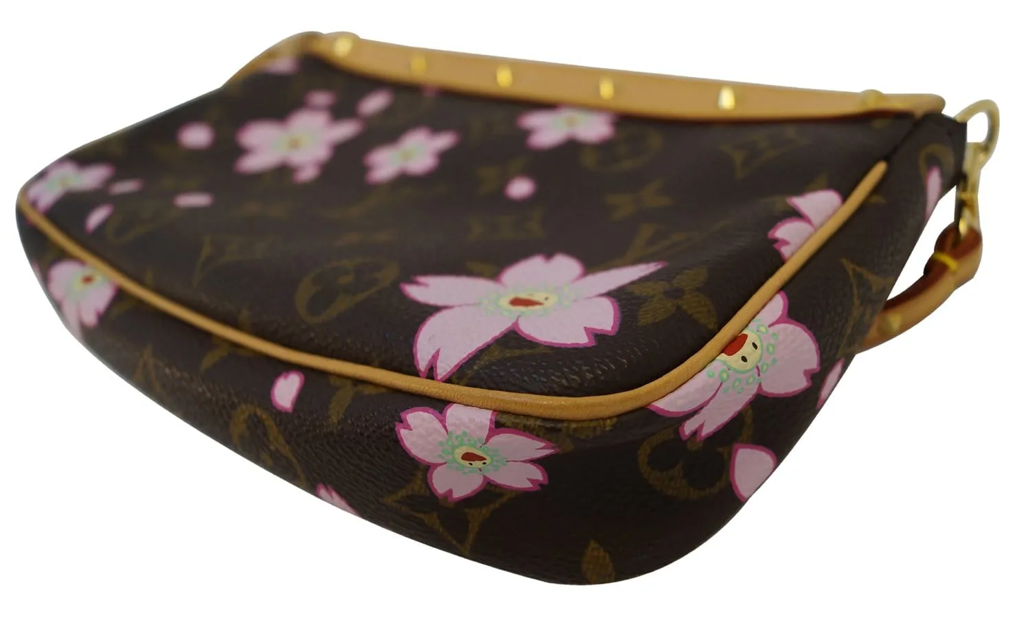LOUIS VUITTON Monogram Cherry Blossom Accessories Pochette Bag