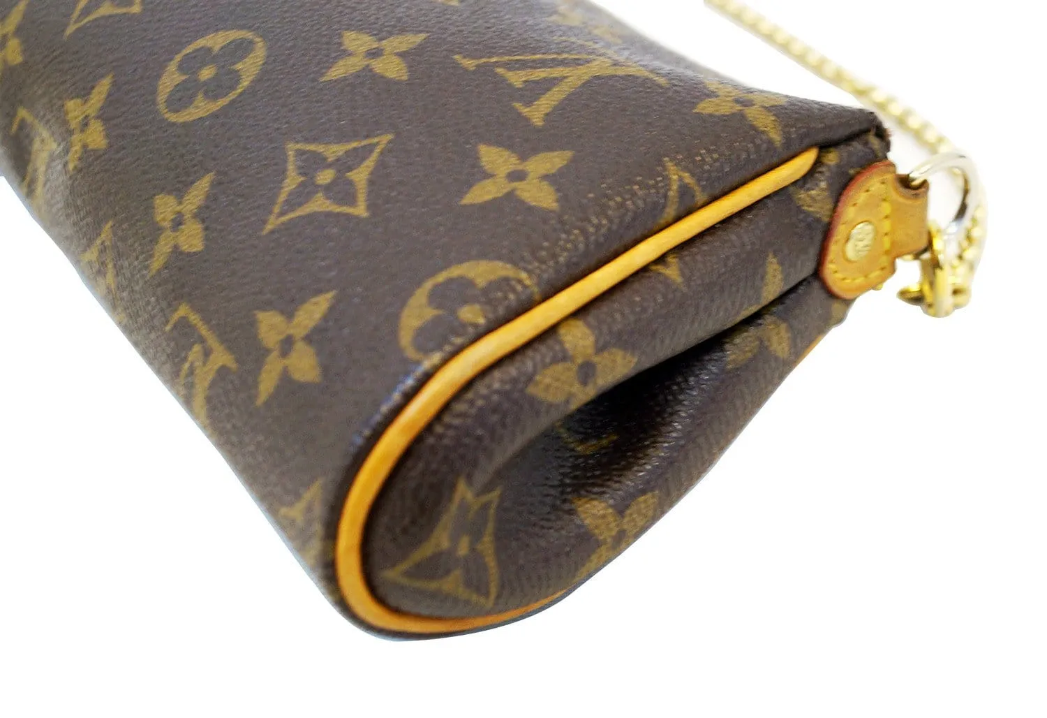LOUIS VUITTON Monogram Pochette Eva Clutch Shoulder Bag