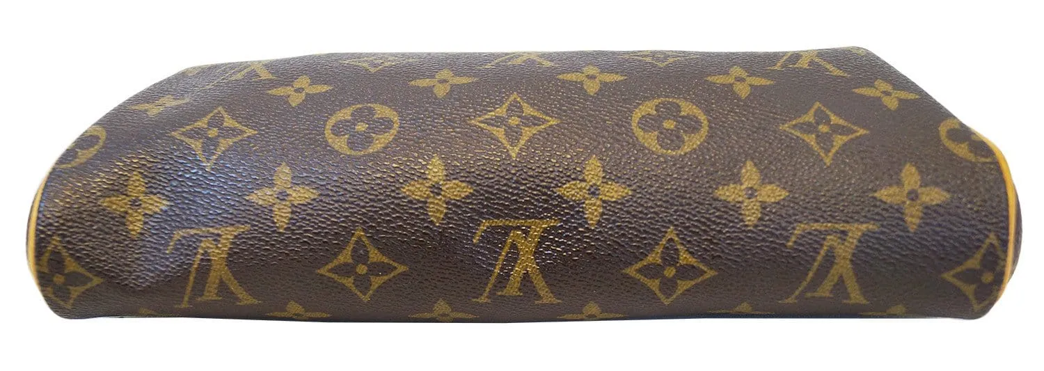 LOUIS VUITTON Monogram Pochette Eva Clutch Shoulder Bag