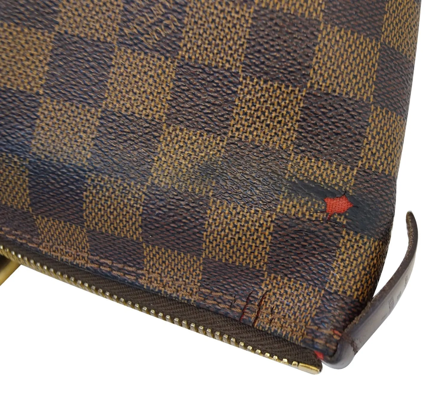 LOUIS VUITTON Saleya GM Damier Ebene Brown  Bag