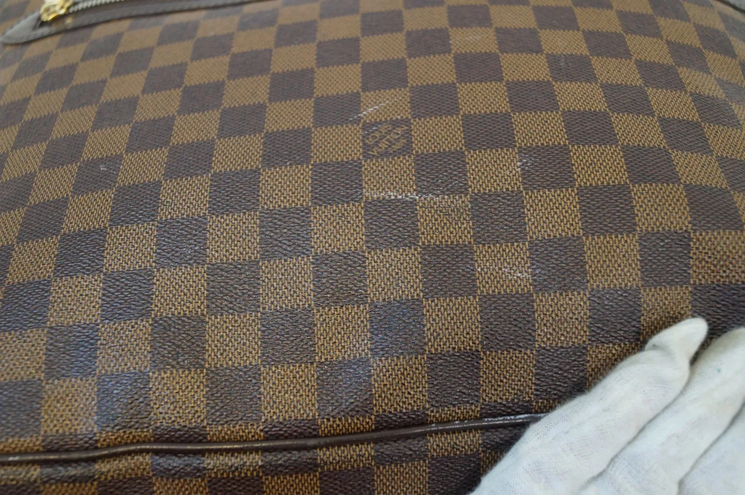 LOUIS VUITTON Saleya GM Damier Ebene Brown  Bag